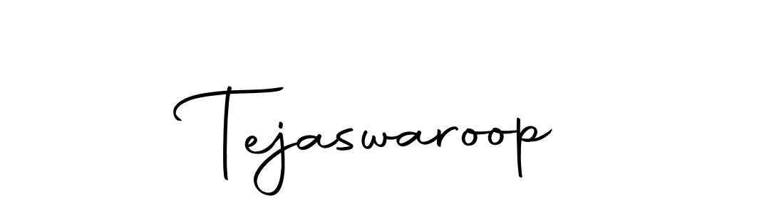 Autography-DOLnW is a professional signature style that is perfect for those who want to add a touch of class to their signature. It is also a great choice for those who want to make their signature more unique. Get Tejaswaroop name to fancy signature for free. Tejaswaroop signature style 10 images and pictures png