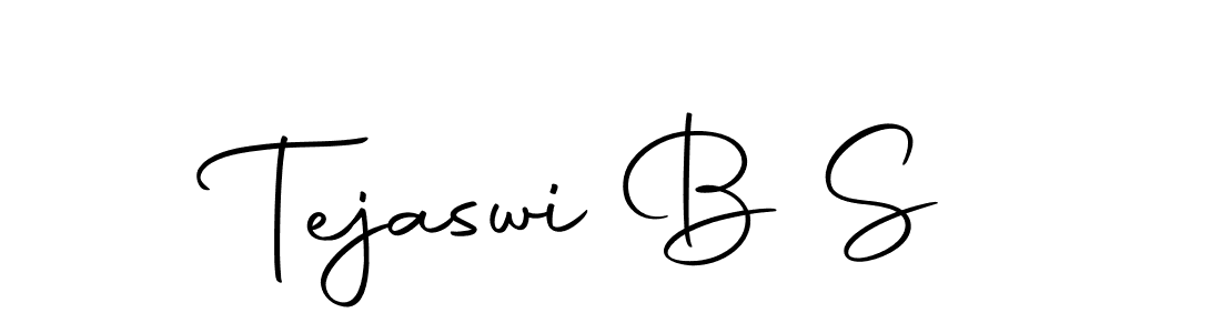 The best way (Autography-DOLnW) to make a short signature is to pick only two or three words in your name. The name Tejaswi B S include a total of six letters. For converting this name. Tejaswi B S signature style 10 images and pictures png