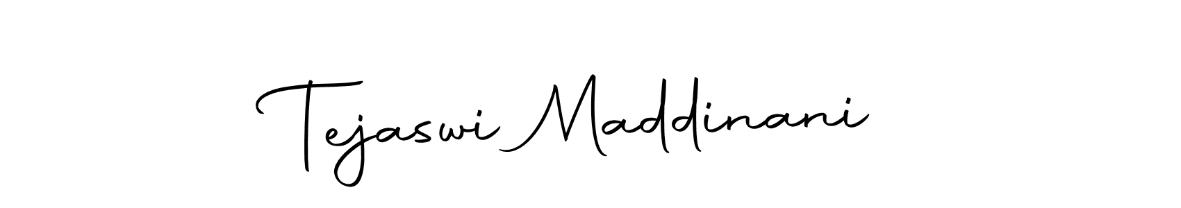 Make a short Tejaswi Maddinani signature style. Manage your documents anywhere anytime using Autography-DOLnW. Create and add eSignatures, submit forms, share and send files easily. Tejaswi Maddinani signature style 10 images and pictures png