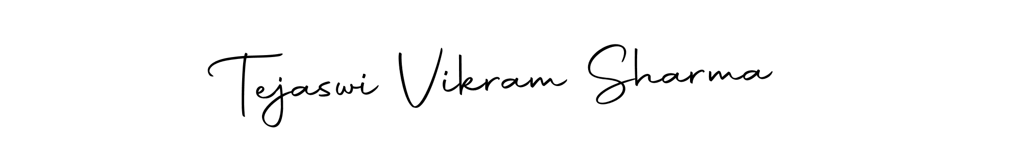 You should practise on your own different ways (Autography-DOLnW) to write your name (Tejaswi Vikram Sharma) in signature. don't let someone else do it for you. Tejaswi Vikram Sharma signature style 10 images and pictures png