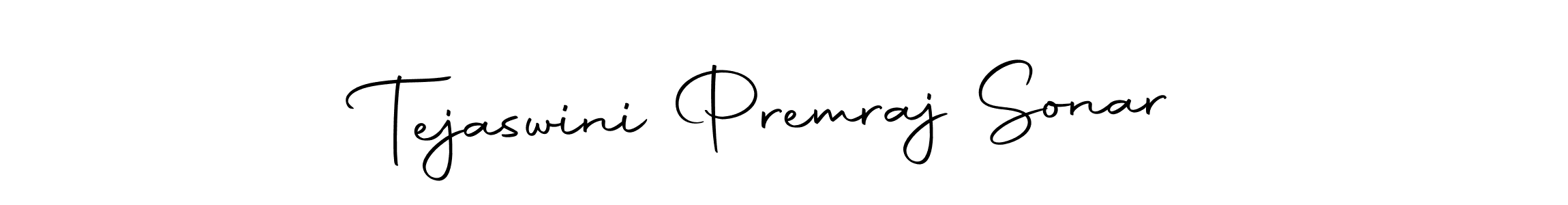 How to make Tejaswini Premraj Sonar name signature. Use Autography-DOLnW style for creating short signs online. This is the latest handwritten sign. Tejaswini Premraj Sonar signature style 10 images and pictures png