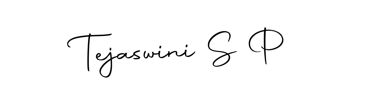 How to make Tejaswini S P signature? Autography-DOLnW is a professional autograph style. Create handwritten signature for Tejaswini S P name. Tejaswini S P signature style 10 images and pictures png