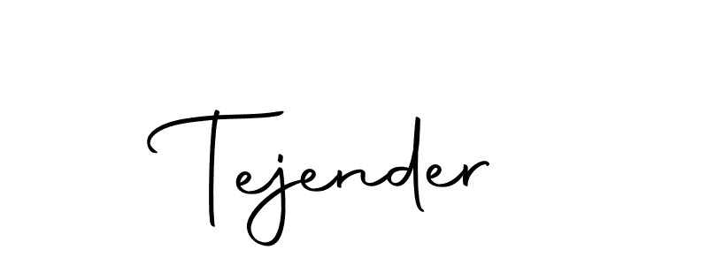 How to make Tejender name signature. Use Autography-DOLnW style for creating short signs online. This is the latest handwritten sign. Tejender signature style 10 images and pictures png