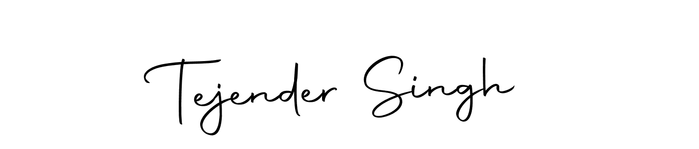 How to make Tejender Singh name signature. Use Autography-DOLnW style for creating short signs online. This is the latest handwritten sign. Tejender Singh signature style 10 images and pictures png