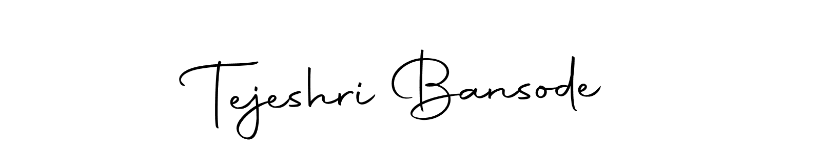 Design your own signature with our free online signature maker. With this signature software, you can create a handwritten (Autography-DOLnW) signature for name Tejeshri Bansode. Tejeshri Bansode signature style 10 images and pictures png