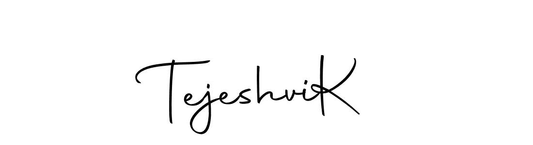 Once you've used our free online signature maker to create your best signature Autography-DOLnW style, it's time to enjoy all of the benefits that Tejeshvi  K name signing documents. Tejeshvi  K signature style 10 images and pictures png