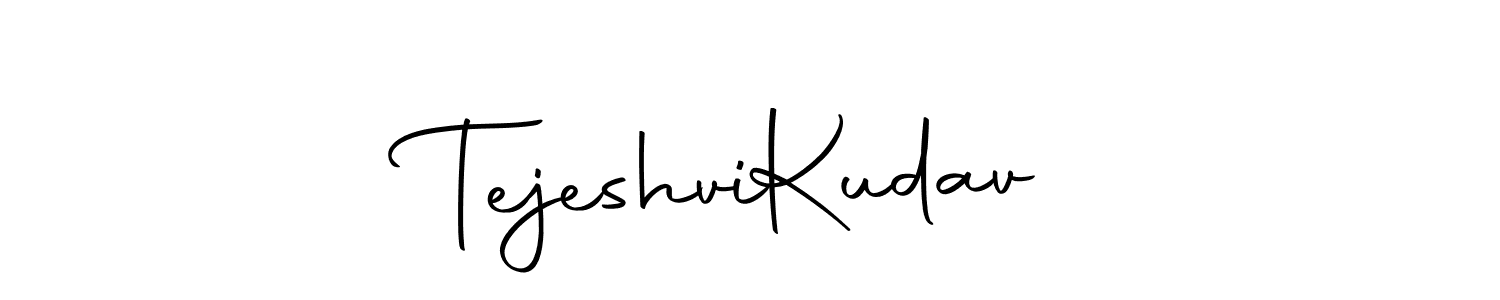 Make a beautiful signature design for name Tejeshvi  Kudav. Use this online signature maker to create a handwritten signature for free. Tejeshvi  Kudav signature style 10 images and pictures png