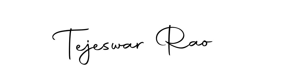 Make a short Tejeswar Rao signature style. Manage your documents anywhere anytime using Autography-DOLnW. Create and add eSignatures, submit forms, share and send files easily. Tejeswar Rao signature style 10 images and pictures png