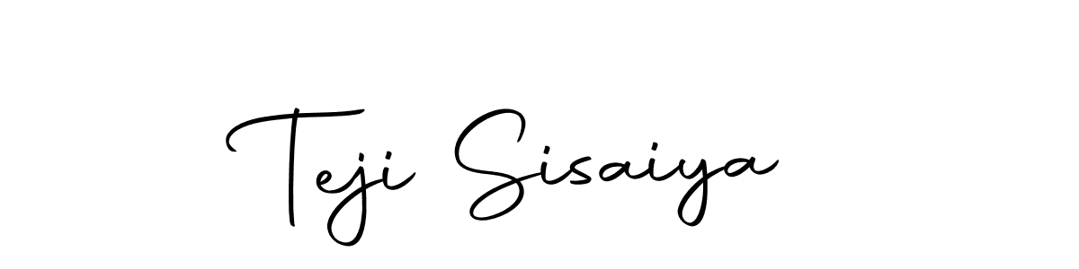 How to make Teji Sisaiya signature? Autography-DOLnW is a professional autograph style. Create handwritten signature for Teji Sisaiya name. Teji Sisaiya signature style 10 images and pictures png