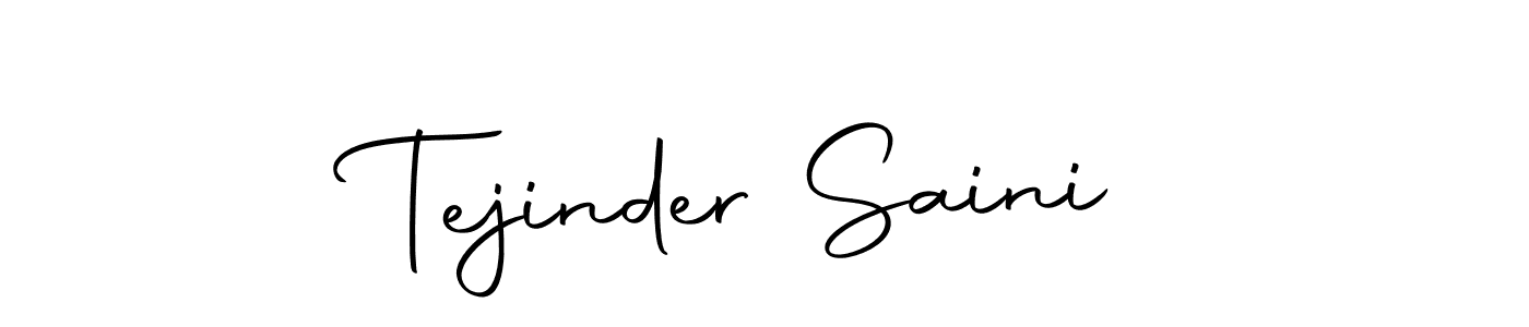 Make a beautiful signature design for name Tejinder Saini. With this signature (Autography-DOLnW) style, you can create a handwritten signature for free. Tejinder Saini signature style 10 images and pictures png