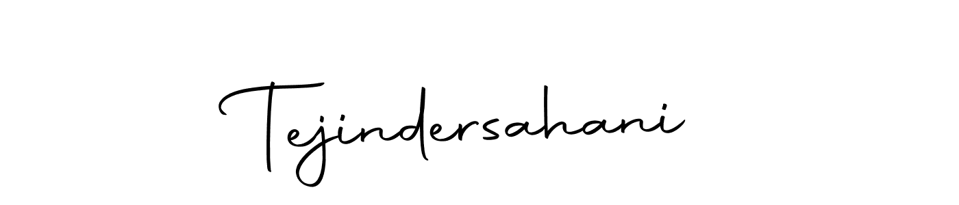 Make a beautiful signature design for name Tejindersahani. With this signature (Autography-DOLnW) style, you can create a handwritten signature for free. Tejindersahani signature style 10 images and pictures png