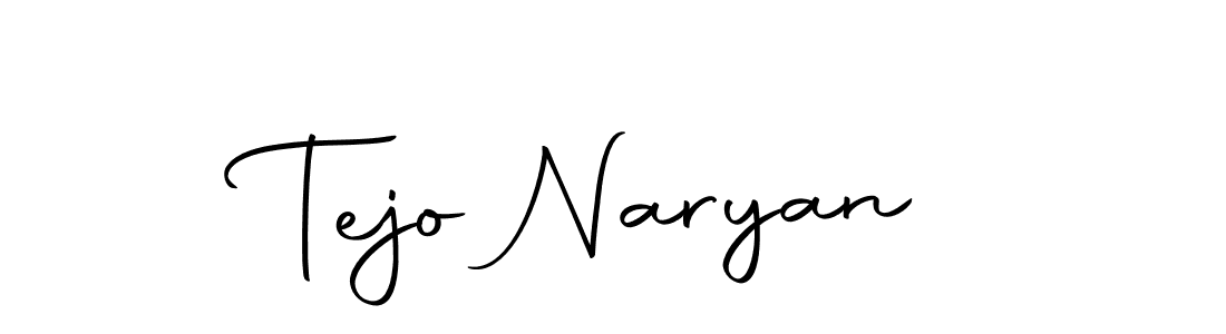 if you are searching for the best signature style for your name Tejo Naryan. so please give up your signature search. here we have designed multiple signature styles  using Autography-DOLnW. Tejo Naryan signature style 10 images and pictures png