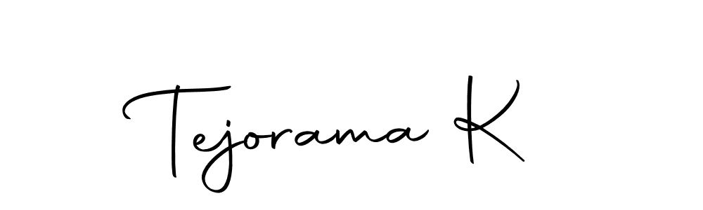 Also we have Tejorama K name is the best signature style. Create professional handwritten signature collection using Autography-DOLnW autograph style. Tejorama K signature style 10 images and pictures png