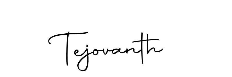 Use a signature maker to create a handwritten signature online. With this signature software, you can design (Autography-DOLnW) your own signature for name Tejovanth. Tejovanth signature style 10 images and pictures png