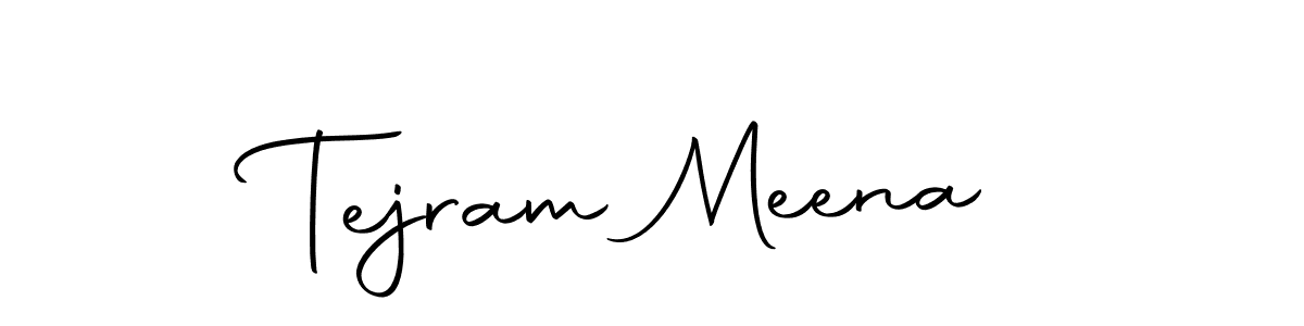 Tejram Meena stylish signature style. Best Handwritten Sign (Autography-DOLnW) for my name. Handwritten Signature Collection Ideas for my name Tejram Meena. Tejram Meena signature style 10 images and pictures png