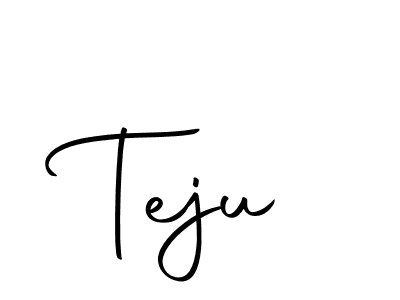 Create a beautiful signature design for name Teju. With this signature (Autography-DOLnW) fonts, you can make a handwritten signature for free. Teju signature style 10 images and pictures png