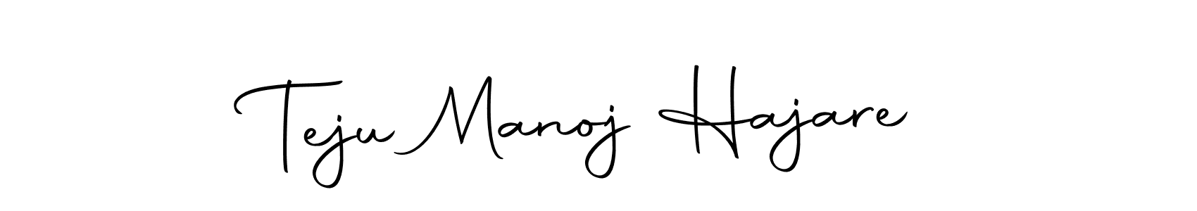 Once you've used our free online signature maker to create your best signature Autography-DOLnW style, it's time to enjoy all of the benefits that Teju Manoj Hajare name signing documents. Teju Manoj Hajare signature style 10 images and pictures png