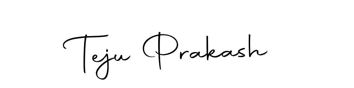 Here are the top 10 professional signature styles for the name Teju Prakash. These are the best autograph styles you can use for your name. Teju Prakash signature style 10 images and pictures png