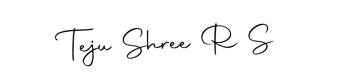 Autography-DOLnW is a professional signature style that is perfect for those who want to add a touch of class to their signature. It is also a great choice for those who want to make their signature more unique. Get Teju Shree R S name to fancy signature for free. Teju Shree R S signature style 10 images and pictures png