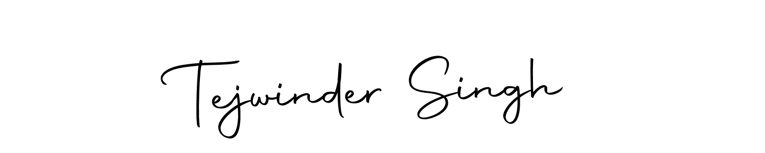 Create a beautiful signature design for name Tejwinder Singh. With this signature (Autography-DOLnW) fonts, you can make a handwritten signature for free. Tejwinder Singh signature style 10 images and pictures png