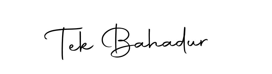 Also we have Tek Bahadur name is the best signature style. Create professional handwritten signature collection using Autography-DOLnW autograph style. Tek Bahadur signature style 10 images and pictures png