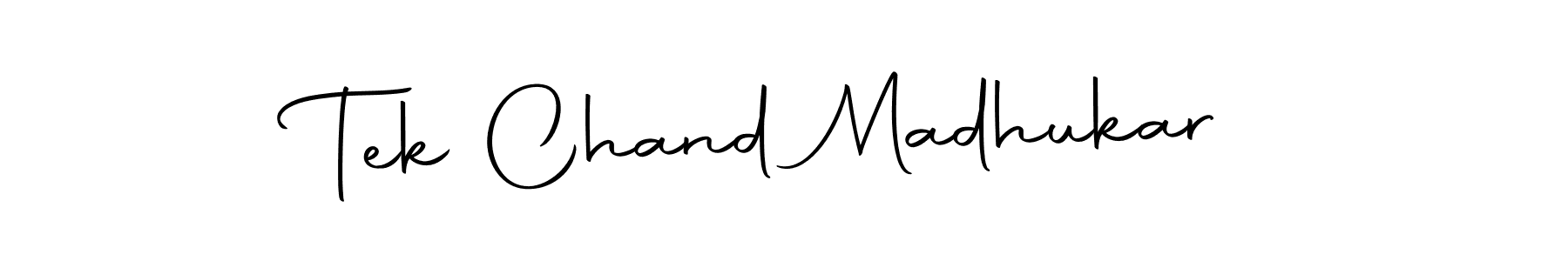 Use a signature maker to create a handwritten signature online. With this signature software, you can design (Autography-DOLnW) your own signature for name Tek Chand Madhukar. Tek Chand Madhukar signature style 10 images and pictures png