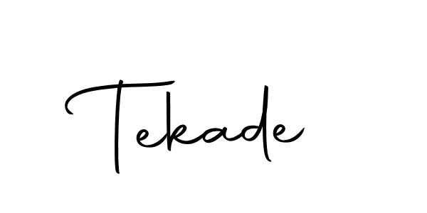 You should practise on your own different ways (Autography-DOLnW) to write your name (Tekade) in signature. don't let someone else do it for you. Tekade signature style 10 images and pictures png