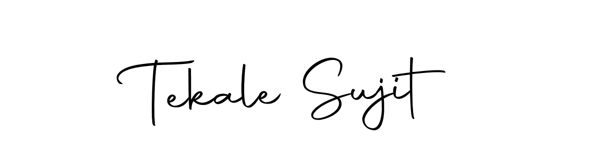 Tekale Sujit stylish signature style. Best Handwritten Sign (Autography-DOLnW) for my name. Handwritten Signature Collection Ideas for my name Tekale Sujit. Tekale Sujit signature style 10 images and pictures png