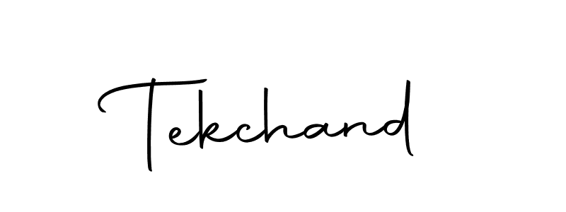 Make a beautiful signature design for name Tekchand. With this signature (Autography-DOLnW) style, you can create a handwritten signature for free. Tekchand signature style 10 images and pictures png