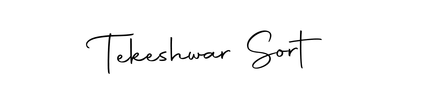 Create a beautiful signature design for name Tekeshwar Sort. With this signature (Autography-DOLnW) fonts, you can make a handwritten signature for free. Tekeshwar Sort signature style 10 images and pictures png