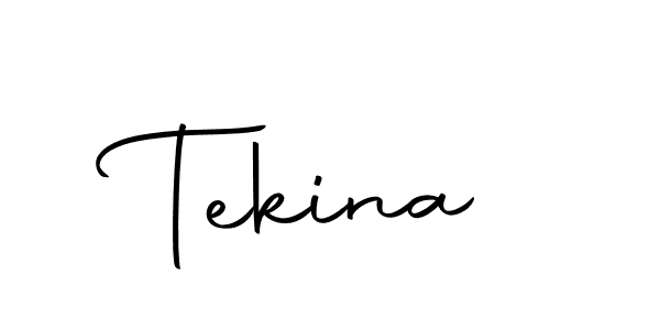 How to make Tekina signature? Autography-DOLnW is a professional autograph style. Create handwritten signature for Tekina name. Tekina signature style 10 images and pictures png