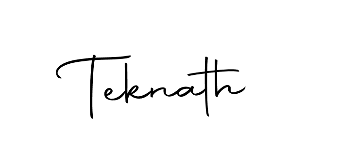 How to make Teknath signature? Autography-DOLnW is a professional autograph style. Create handwritten signature for Teknath name. Teknath signature style 10 images and pictures png