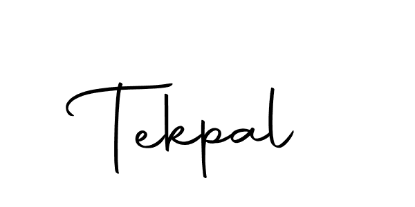 Create a beautiful signature design for name Tekpal. With this signature (Autography-DOLnW) fonts, you can make a handwritten signature for free. Tekpal signature style 10 images and pictures png