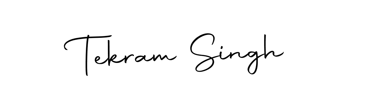 Design your own signature with our free online signature maker. With this signature software, you can create a handwritten (Autography-DOLnW) signature for name Tekram Singh. Tekram Singh signature style 10 images and pictures png