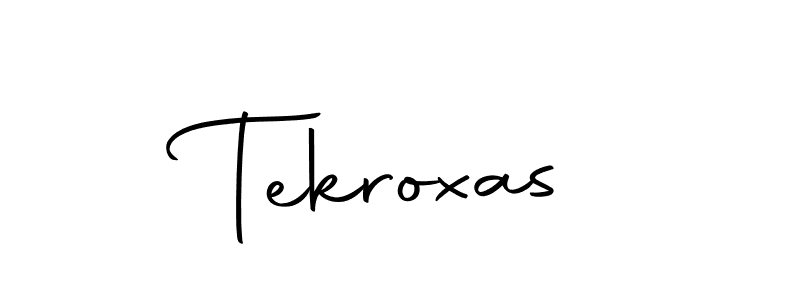 Design your own signature with our free online signature maker. With this signature software, you can create a handwritten (Autography-DOLnW) signature for name Tekroxas. Tekroxas signature style 10 images and pictures png