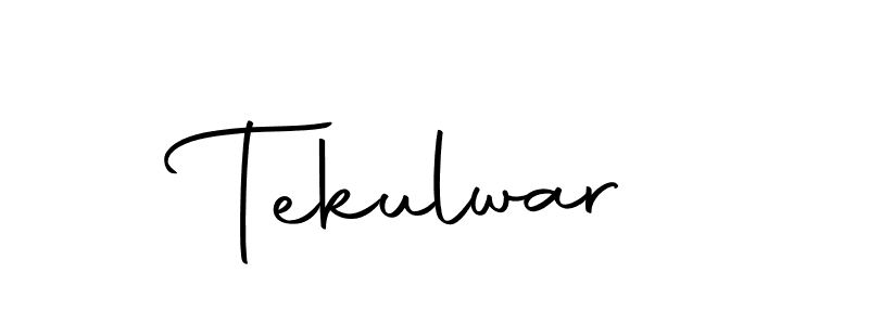 Similarly Autography-DOLnW is the best handwritten signature design. Signature creator online .You can use it as an online autograph creator for name Tekulwar. Tekulwar signature style 10 images and pictures png