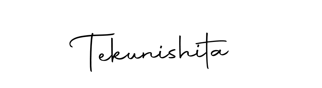 How to make Tekunishita signature? Autography-DOLnW is a professional autograph style. Create handwritten signature for Tekunishita name. Tekunishita signature style 10 images and pictures png