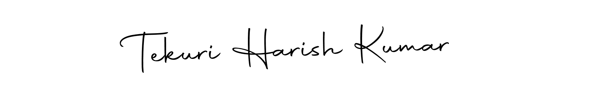 The best way (Autography-DOLnW) to make a short signature is to pick only two or three words in your name. The name Tekuri Harish Kumar include a total of six letters. For converting this name. Tekuri Harish Kumar signature style 10 images and pictures png