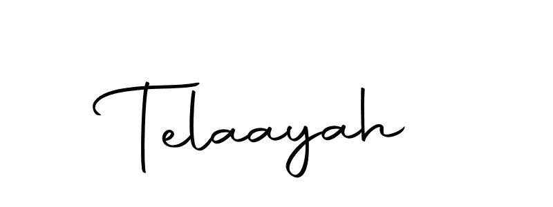 if you are searching for the best signature style for your name Telaayah. so please give up your signature search. here we have designed multiple signature styles  using Autography-DOLnW. Telaayah signature style 10 images and pictures png