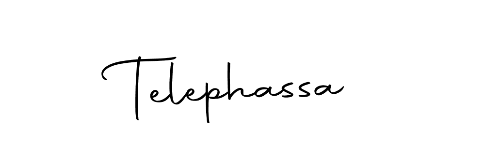 How to make Telephassa signature? Autography-DOLnW is a professional autograph style. Create handwritten signature for Telephassa name. Telephassa signature style 10 images and pictures png