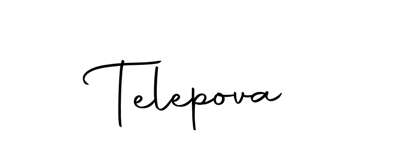 if you are searching for the best signature style for your name Telepova. so please give up your signature search. here we have designed multiple signature styles  using Autography-DOLnW. Telepova signature style 10 images and pictures png