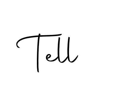 You should practise on your own different ways (Autography-DOLnW) to write your name (Tell) in signature. don't let someone else do it for you. Tell signature style 10 images and pictures png