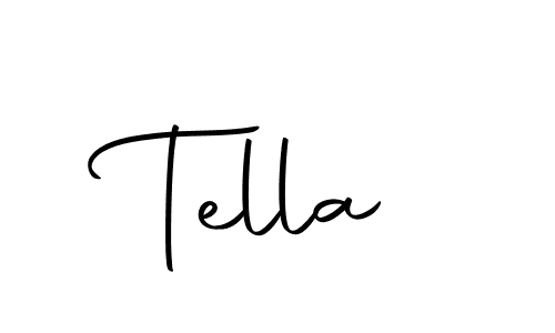 How to make Tella signature? Autography-DOLnW is a professional autograph style. Create handwritten signature for Tella name. Tella signature style 10 images and pictures png