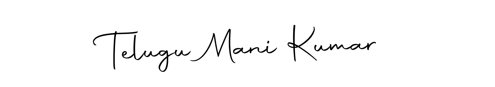 Use a signature maker to create a handwritten signature online. With this signature software, you can design (Autography-DOLnW) your own signature for name Telugu Mani Kumar. Telugu Mani Kumar signature style 10 images and pictures png
