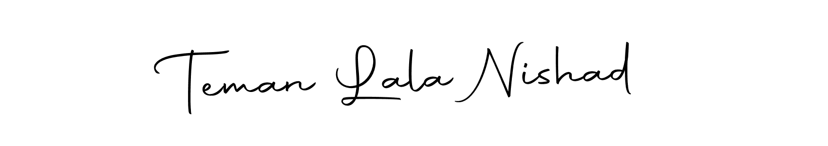 Make a beautiful signature design for name Teman Lala Nishad. Use this online signature maker to create a handwritten signature for free. Teman Lala Nishad signature style 10 images and pictures png