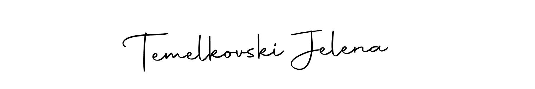 Once you've used our free online signature maker to create your best signature Autography-DOLnW style, it's time to enjoy all of the benefits that Temelkovski Jelena name signing documents. Temelkovski Jelena signature style 10 images and pictures png