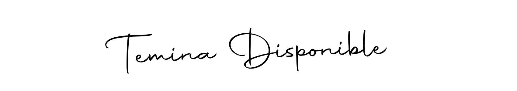 Also we have Temina Disponible name is the best signature style. Create professional handwritten signature collection using Autography-DOLnW autograph style. Temina Disponible signature style 10 images and pictures png