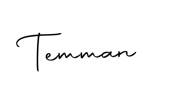How to make Temman signature? Autography-DOLnW is a professional autograph style. Create handwritten signature for Temman name. Temman signature style 10 images and pictures png