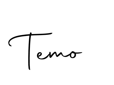 Design your own signature with our free online signature maker. With this signature software, you can create a handwritten (Autography-DOLnW) signature for name Temo. Temo signature style 10 images and pictures png