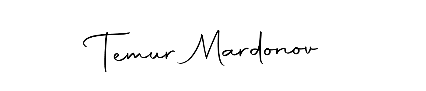 Create a beautiful signature design for name Temur Mardonov. With this signature (Autography-DOLnW) fonts, you can make a handwritten signature for free. Temur Mardonov signature style 10 images and pictures png